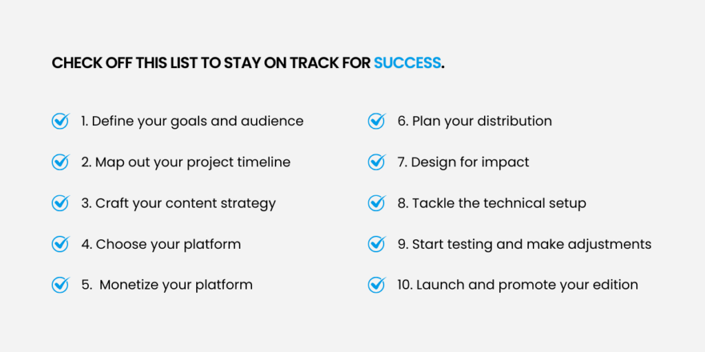 10 Steps to Launch a Digital Edition
