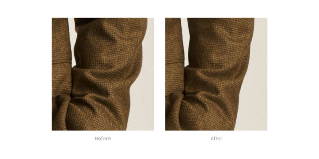 Texture Authenticity in Apparel Retouching Example 1
