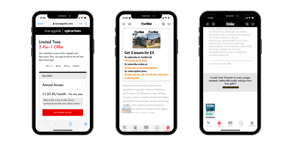6 Easy Ways to Make More Revenue From Your Digital Magazine - Subscription Plan