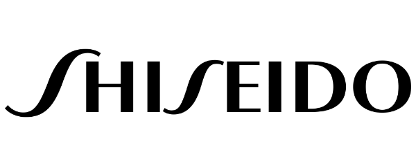 Shiseido logo featuring the brand name in a stylish and refined font, emphasizing simplicity and elegance